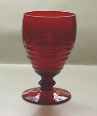 Paden City # 991 Penny Line Tall Low-Footed Goblet