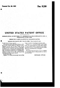 La Belle Specialty Lamp Design Patent D 82380-2