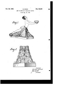La Belle Specialty Lamp Design Patent D 82381-1