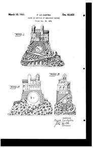 La Belle Specialty Clock Design Patent D 83625-1