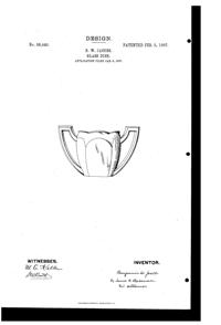 Jefferson Chippendale Sugar Bowl Design Patent D 38440-1