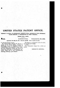Jefferson Light Fixture Shade Design Patent D 56434-2