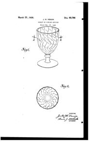 Venon Goblet Design Patent D 69786-1